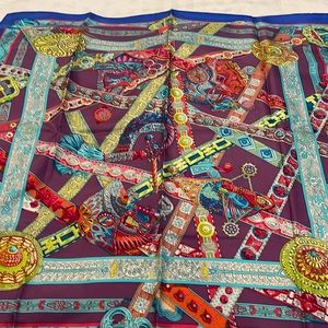 Hermès silk scarf
